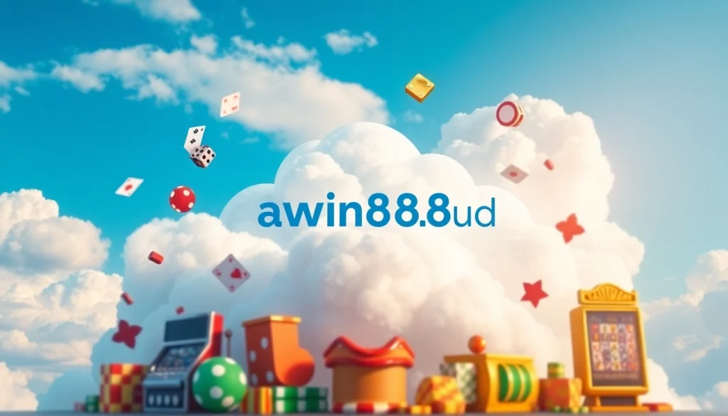 Engaging visual of https://awin68.cloud/ showcasing digital gaming and cloud services.